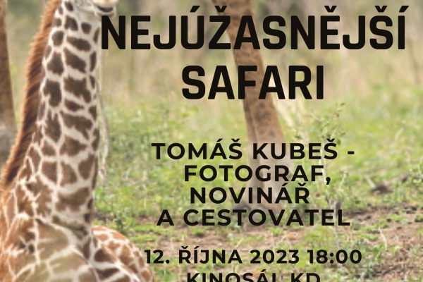 Tanzanie - cestovatelská beseda s Tomášem Kubešem 