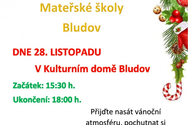 Předadventní trhy MŠ Bludov