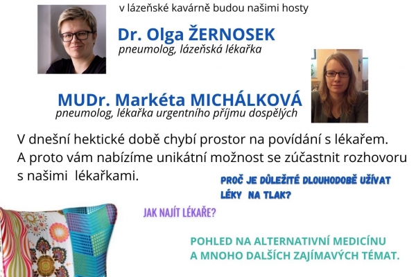 Křeslo pro hosta - přednáška s lékaři