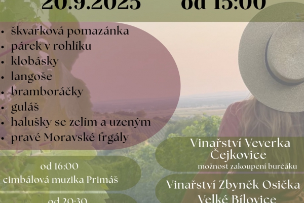 3. ročník Vinobraní Vlčího dolu