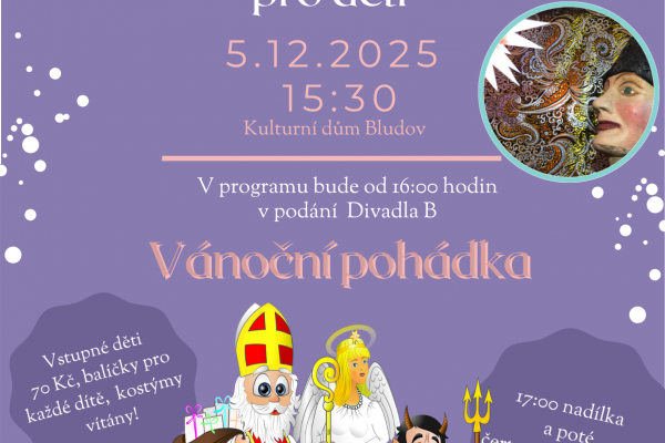 Mikulášská besídka pro děti s pohádkou 