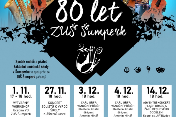 Adventní koncert - Flash Brass a žáci ZUŠ Šumperk