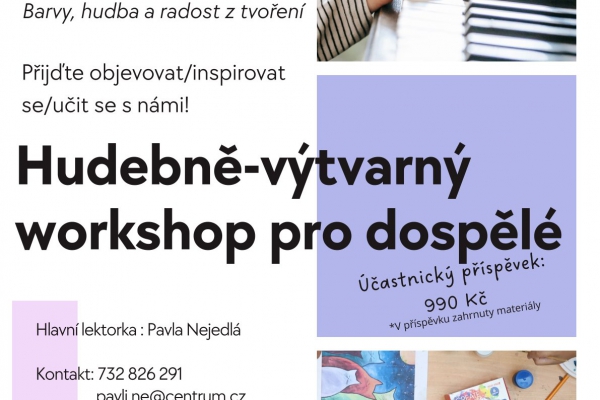 Hudebně-výtvarný workshop pro dospělé a seniory