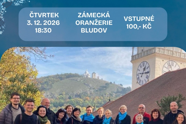 Adventní koncert v oranžerii - smíšený pěvecký sbor Žaves