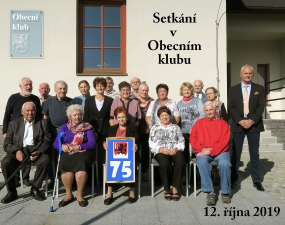 2019-10-12 - Setkání jubilantů 75 let