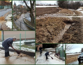 2012-02-29 - Tání sněhu v Bludově