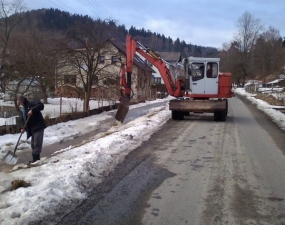 2012-02-29 - Tání sněhu v Bludově