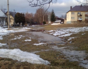 2012-02-29 - Tání sněhu v Bludově
