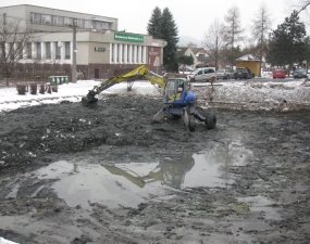 2013-02-11 - Zahájení čištění rybníku