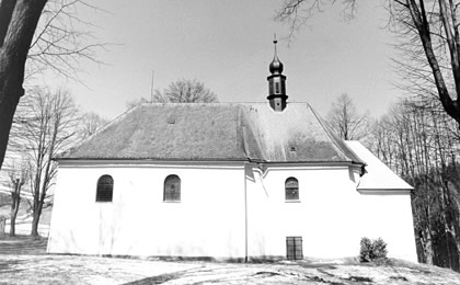 Kostelíček Božího Těla v roce 1996.
