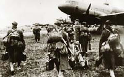 Poland, Kroscienko Airport, September- October 1944; Movement of paradesant brigade from Poland to Slovakia. There it was by air transported 1739 paradesant- soldiers, including 365 tonnes of  military material.
