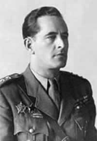 Lt/Colonel of General Staff Karel Hlasny as Chief of Staff of the 1st Armored Division in Prague (Smichov)- to the end of 1946