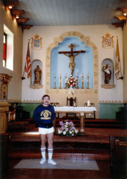 California, Monterey, San Carlos Cathedral, September 1991; My photo (Josef Hlasny, DVM, PhD),