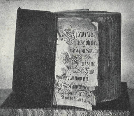 Pozemková kniha bludovská z r. 1729