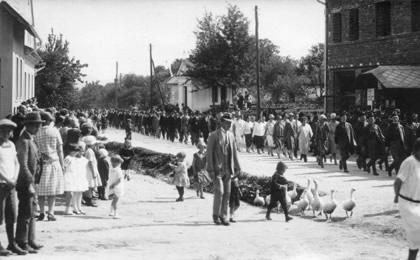 Slavnostní průvod sokolů roku 1930 (3.). 