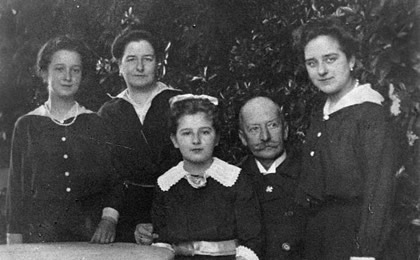 Rodina Karla Emanuela ze Žerotína r. 1916.