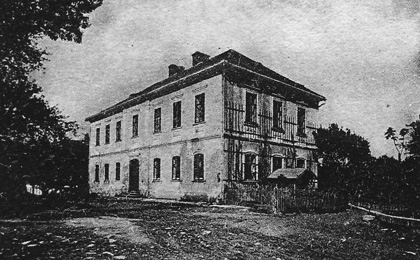 Bludovská škola na počátku 20. století. 