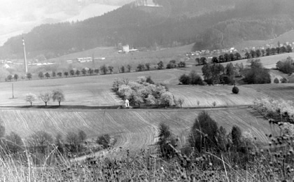 Pohled z Učitelova vrchu v roce 1996.